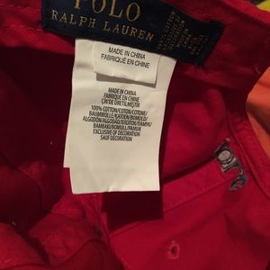 Polo by Ralph Lauren Accessories - π Boys Red Polo hat 8-20. (3 for $15) Polo by Ralph Lauren Accessories - π Boys Red Polo hat 8-20. (3 for $15)